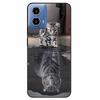 For Moto G34 5G Case G 24 Soft Silicone Fashion Animals TPU Bumper for Motorola Moto G24 G04 Painted Phone Covers Luxury Capa