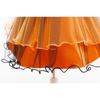 Girls Halloween Cosplay Witch Dress Puff Sleeve Pumpkin Tulle Tutu