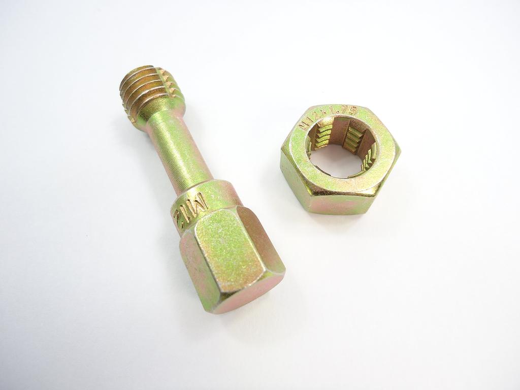 Bolt-type tap and die set with screw pitch file, metric sizes, thread repair tool, M6x1, M8x1.25, M10x1.25, M10x1.5, M12x1.25, M12x1.5, M12x1.75