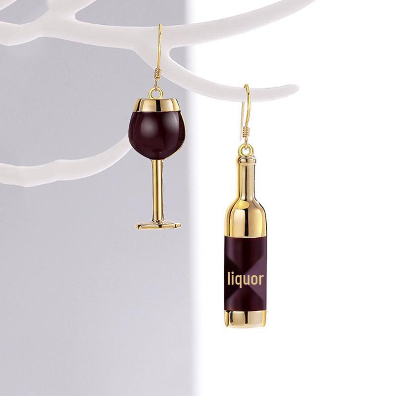 New S925 Silver Needle Christmas Collection Asymmetrical Earrings: Sweet & Cute Holiday Gifts for Women