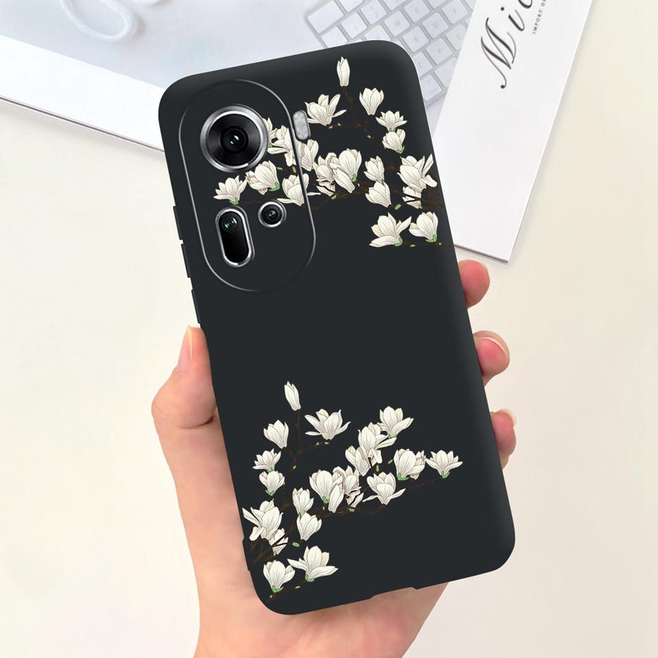 For Oppo Reno 11 5G Case CPH2599 Cute Fashion Painted Cover Soft Silicone Phone Case For Oppo Reno11 Pro Reno 11F Reno11 F Shell
