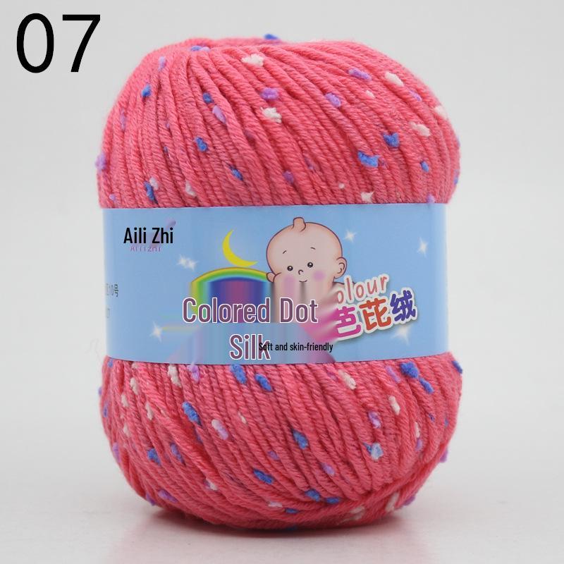 Velvet Milk Cotton Yarn Ball for Infant Sweaters & Crochet Shoes DIY Kit