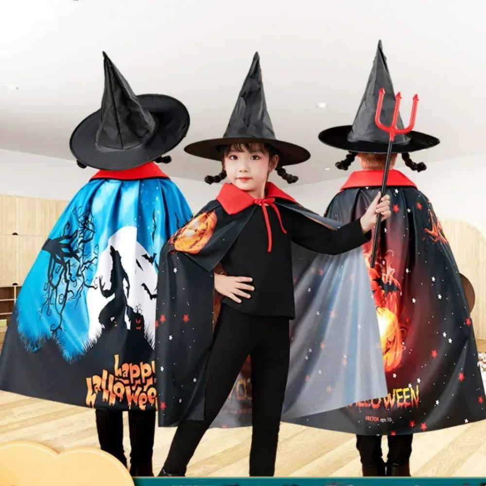 Mystical Cosplay Costume Set Fantasy Magician Cloak Show Costume Halloween Cloak  Cosplay Props