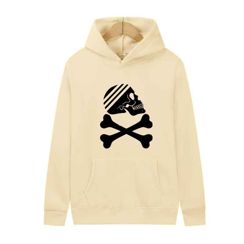 Autumn Print Sports Jogging Hoodie Hip Hop Daily Fashion Trends Tops Men Casual Streetwear Blue Pullover Spring Unisex Clothing