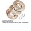 Angle Grinder Polishing Pad, Heavy-Duty Wood Carving Disc, High Carbon Steel Carbide Sanding Disc, for Smooth Engraving Sanding Buffing Woodworking