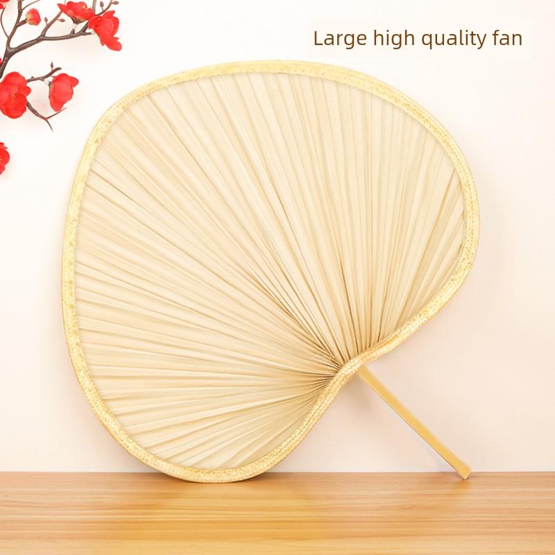 Large Traditional Palm Leaf Fan, Handmade Banana Leaf Fan for Dance, Children's Ancient Style Baby Fan, Fan Surface Weaving Art