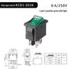 Lang KCD1-101 201 Rocker Switch: 2/3 Pins, 2 Positions, Illuminated Button
