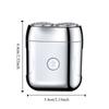 Ultra Clean Electric Shaver Digital Display Mini Shaving Portable Double Head Razor  Men