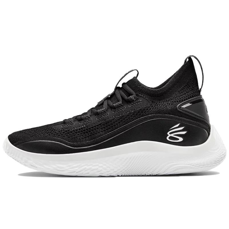 

Under Armour Curry Flow 8 Black White Sneakers 3023085-002 40