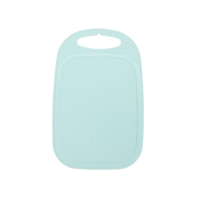Wheat Straw Household Double-sided Vegetable Board for Cutting Fruits, Anti-mold and Anti-slip Plastic Small Chopping Board and Cutting Board