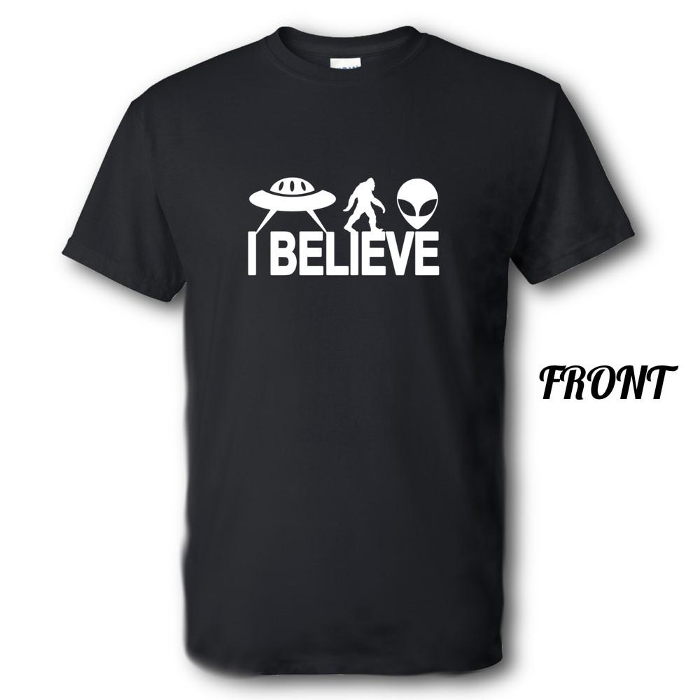 I Believe UFO Bigfoot Brand New Shirt Multiple Sizes and Colors Unisex T-Shirt S