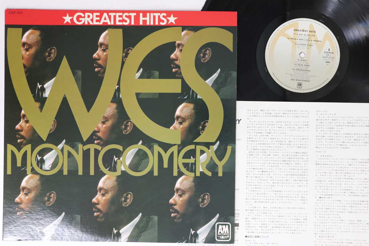 

LP Пластинка WES MONTGOMERY - Greatest Hits AMP4002 A&M 1978 Япония Джаз