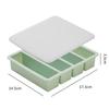Silicone Ice Mold with Lid Food Sauce Storage New Food Freezing Molds