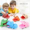 Baby  Pull  Back  Toy Cartoon Crocodile-shaped Bite Hand Toy Mini Pull Back Car Gift