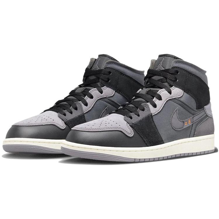 Air Jordan 1 Mid Se Craft 'Inside Out Black' DM9652-001