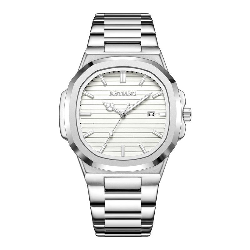 Square Watch Men'S Luminous High-Value Fashion Trend Men'S Student Quartz Watch