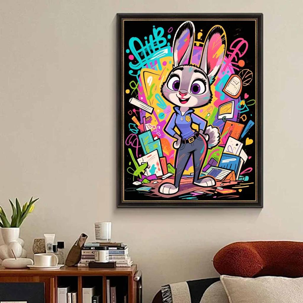 DIY Diamond Painting Judy Cross Stitch Kit Mosaic Art Diamond Painting Full Circle Diamond Home Decoration