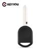 KEYYOU 10pcs/lot No Chip Transponder Key Shell For Ford Lincoln Mercury Uncut Key Blank Case (can Install Chip)