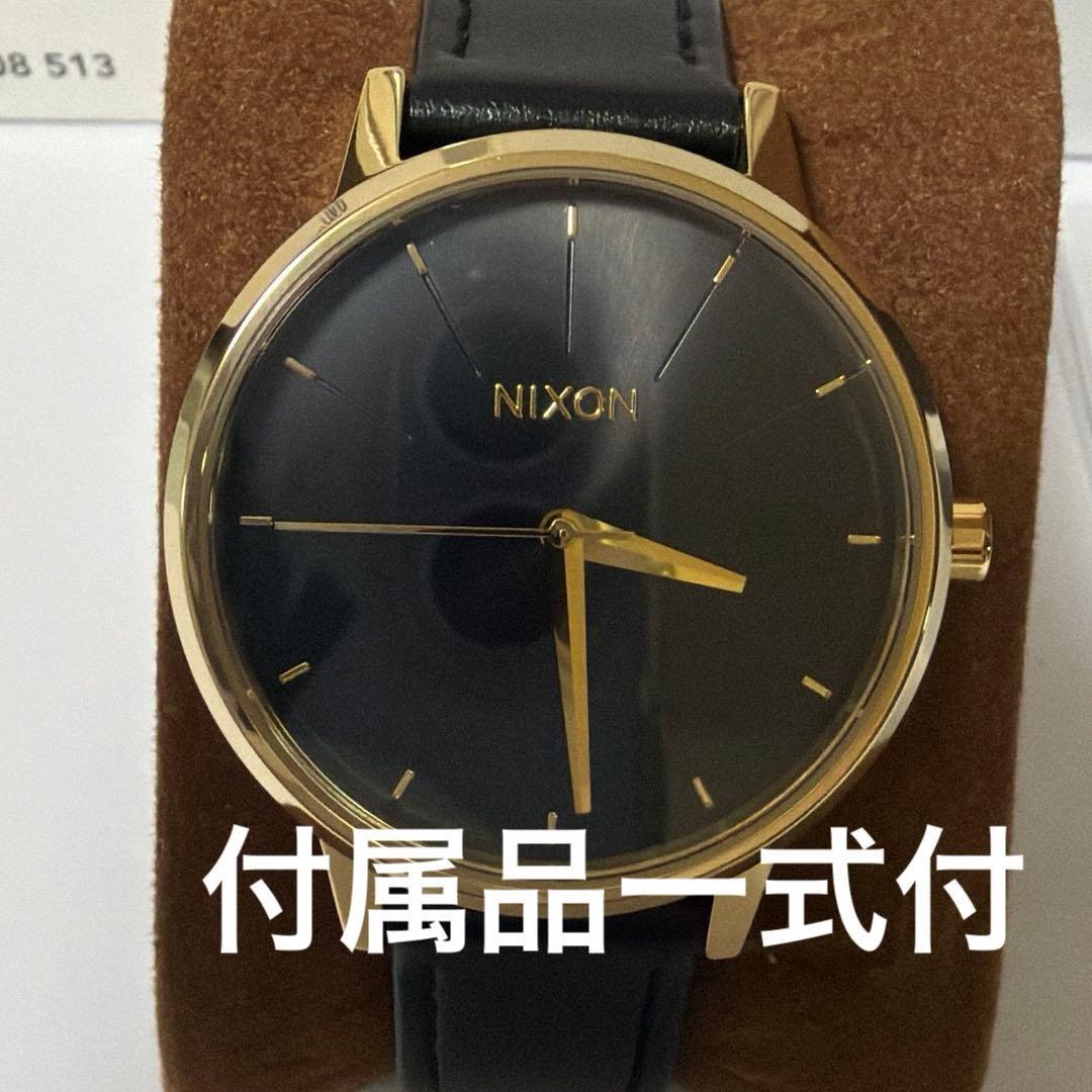 Used [Good condition/in working condition] Nixon THE KENSINGTON Gold x Black