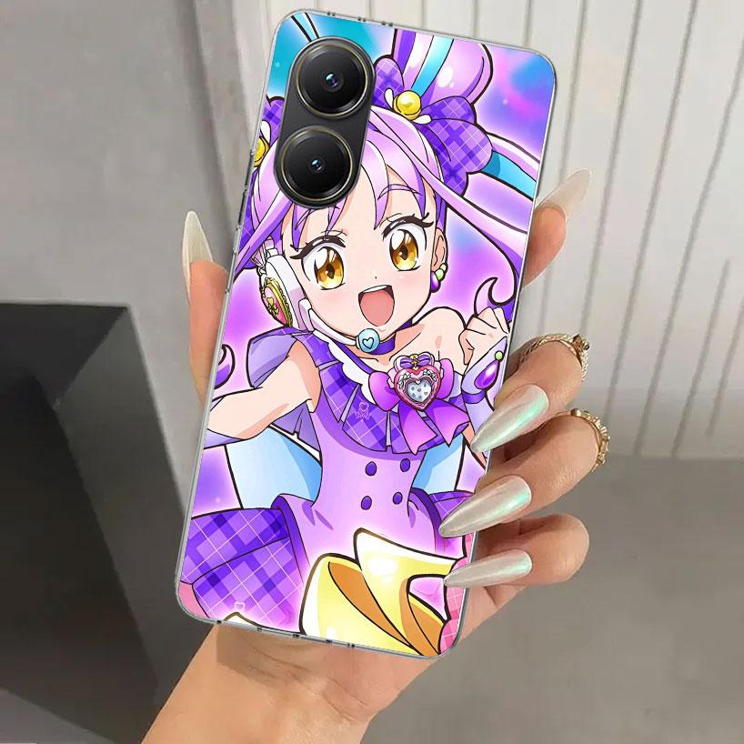 Pretty Cure Anime Phone Case for Xiaomi Poco X5 X6 X7 Pro F7 Ultra M7 Redmi 15 15C 13 13C 12 12C 10 10A 10C 9 9A 9C 9T Shell Poc
