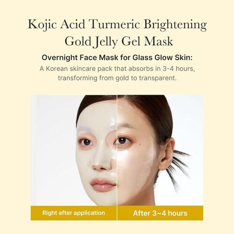 Medicube Kojic Acid Turmeric Gel Mask (4ea)