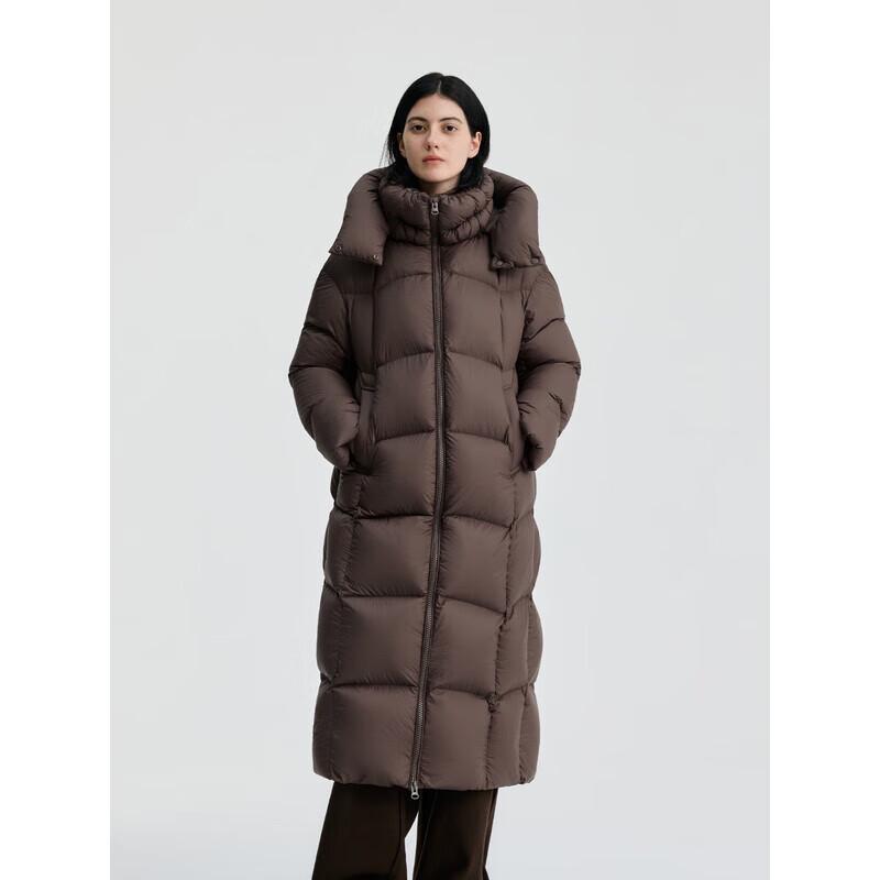 Bingjie Women's Long Hooded Down Jacket J5400DO91