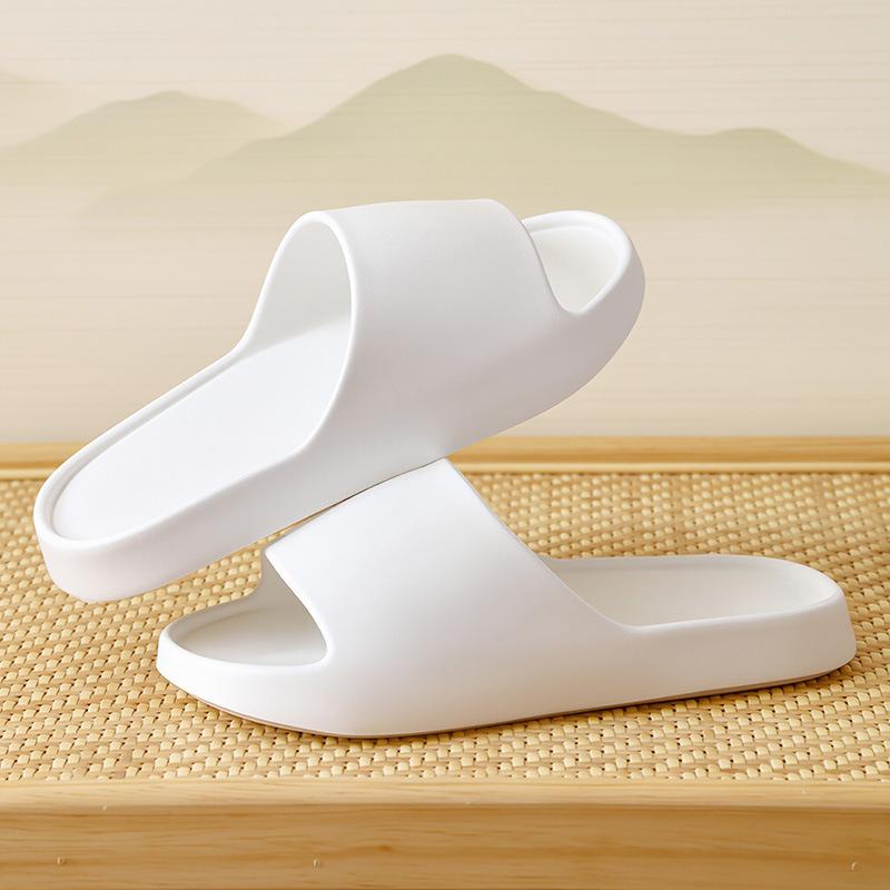 Slippers women wear outside summer home thick-soled hotel indoor bathroom non-slip bath sandals men