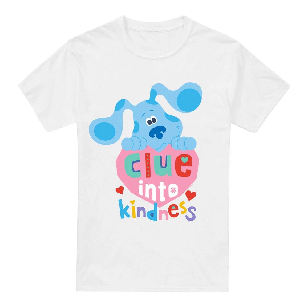 Blues Clues & You Clue Into Kindness 100% Cotton T-shirt Mens Tees Top S-2XL, White 3XL