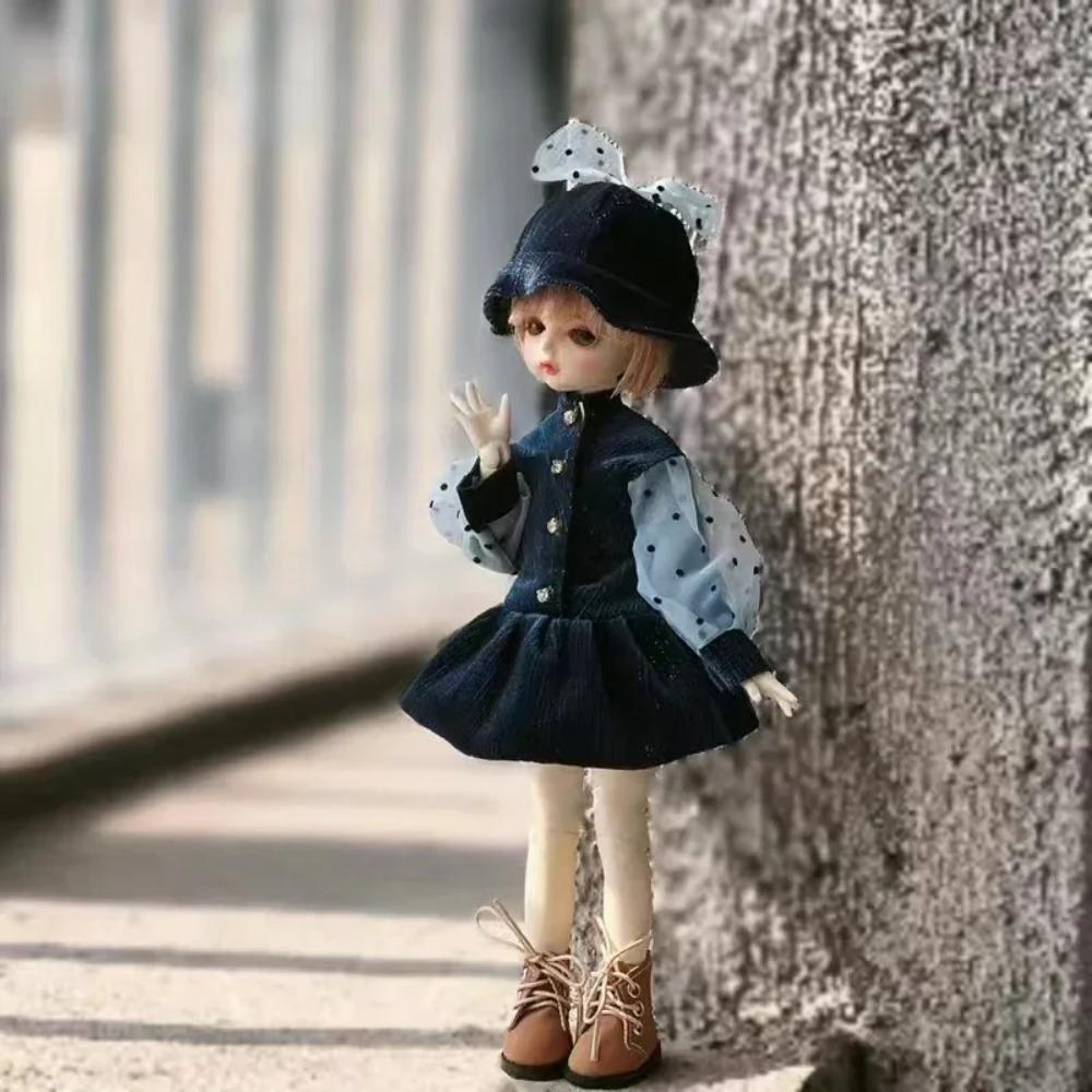 Móda Roztomilý Ležérní 30cm Oblečení pro panenky Šaty Oblečení na převlékání 1/6 BJD Panenka Oblečení Set Dívčí Hračka Dárek Doplňky pro panenky