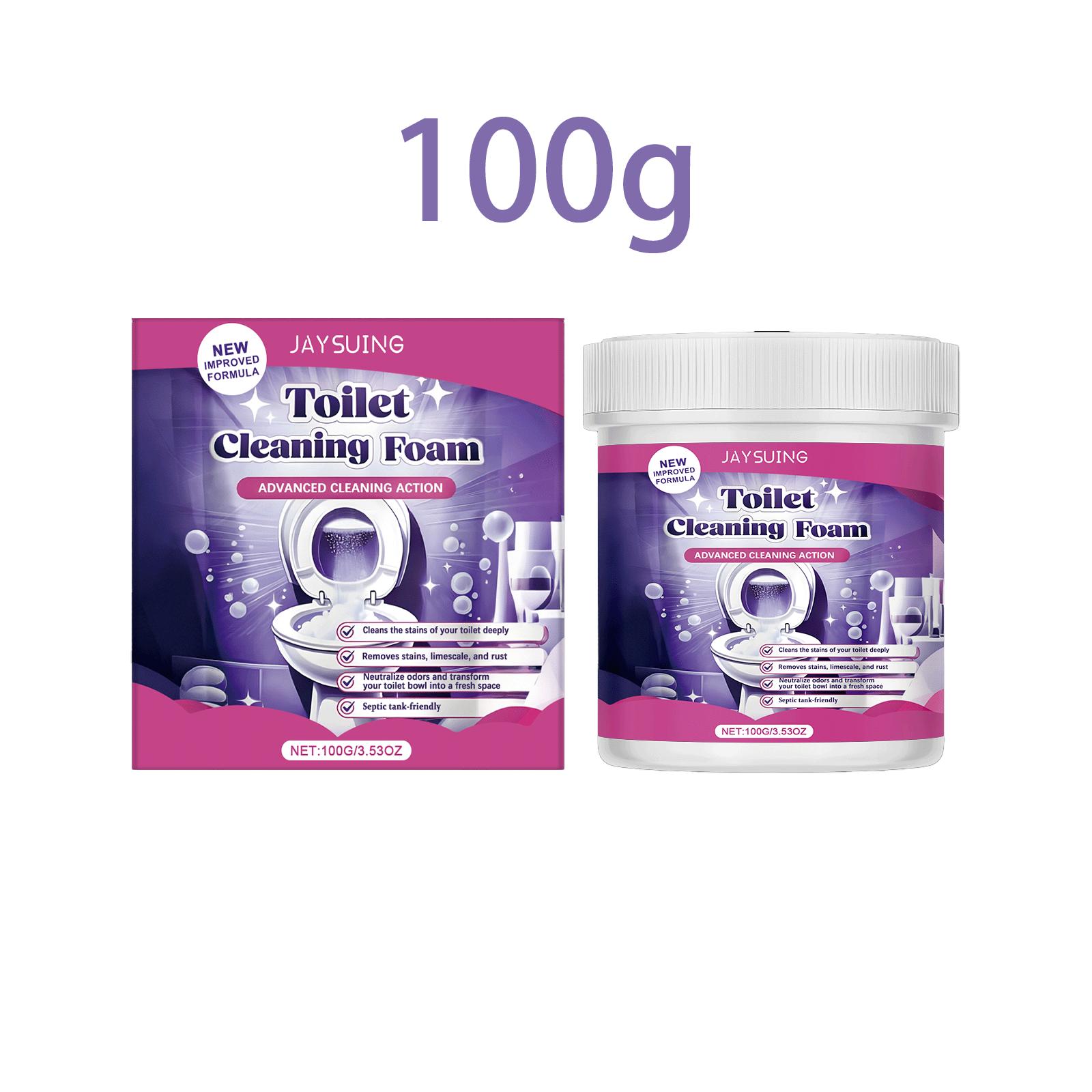 

Toilet Bowl Cleaner Powder Stain Remover Bathroom Deodorizer Deep Cleaning Agent Protects Glaze Removes Urine Stains Easy 100g 100g