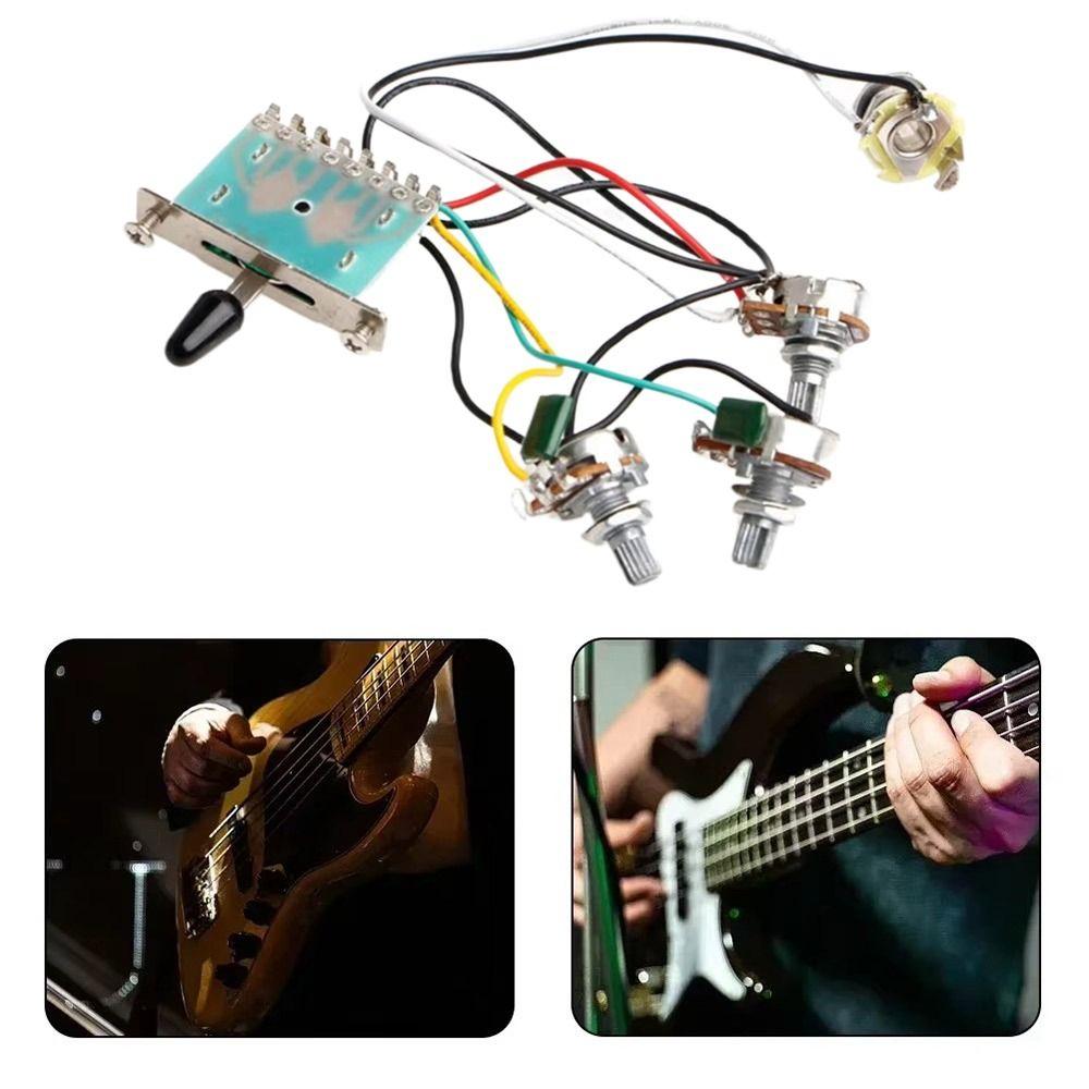 Volume Tone Control Wiring Harness Guitar 5-Way Switch DIY Musical Instruments Accessories Guitar Wiring Harness Pickup