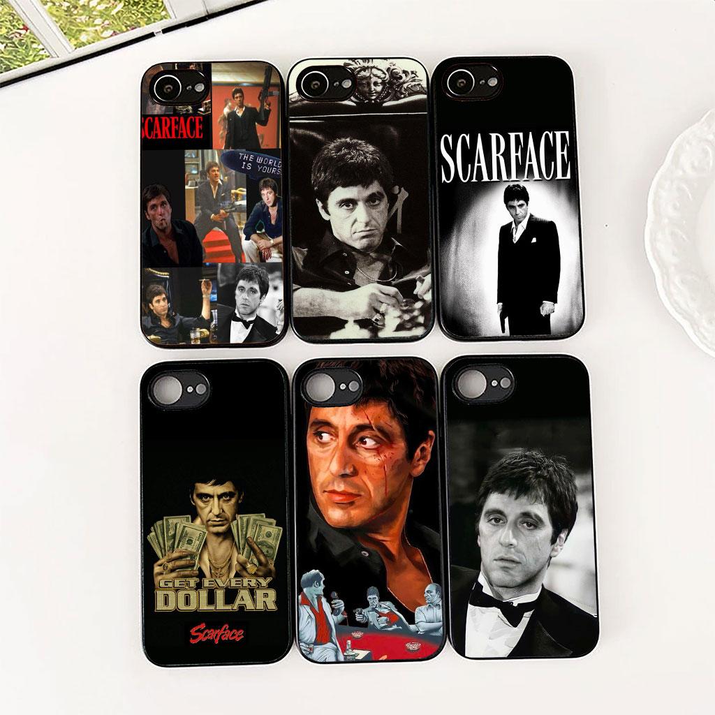 Phone Cover for Xiaomi Redmi 15 15C A4 A5 4G 5G 9A 9C NFC Note 9 8 9T Funda Casing Soft Case S-Scarfaces Tony Al Montana Pacino