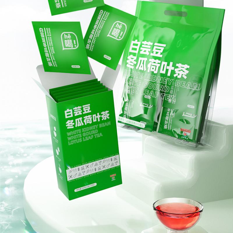 White Kidney Bean Winter Melon Lotus Leaf Tea Muse Tea Bag Tea