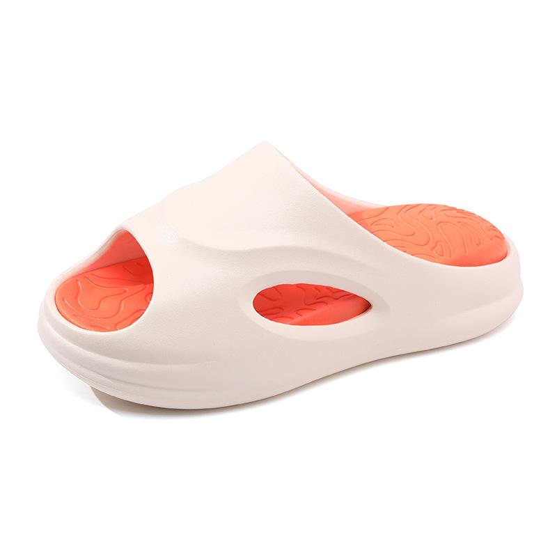 Versatile women's summer outer wear thick-soled soft non-slip slippers indoor heightening deodorant advanced cool slippers men