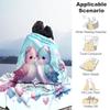 1pc love birds Outdoor Flannel Blanket Soft Warm All-Season Throw for Sofa Bed Car Camping Office, Cozy Gift Idea1313S