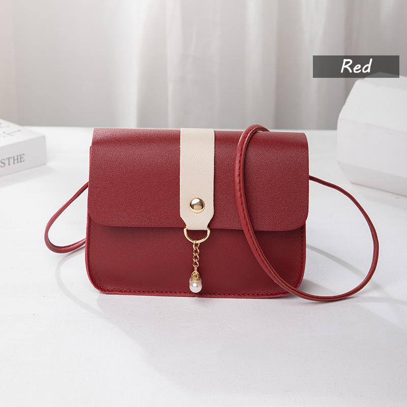 

Модная сумка через плечо, винтажная женская сумка из искусственной кожи, однотонные сумки-мессенджеры для покупок