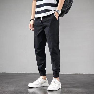 Sommer Herren Arbeitskleidung Harem Leggings Freizeithose Neue Lockere Vielseitige Harem Sporthose Jungen