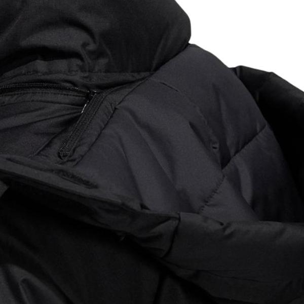 Adidas Solid Color Glow In The Dark Casual Mid-Length Hooded Down Jacket Women Outerwear Black H13861