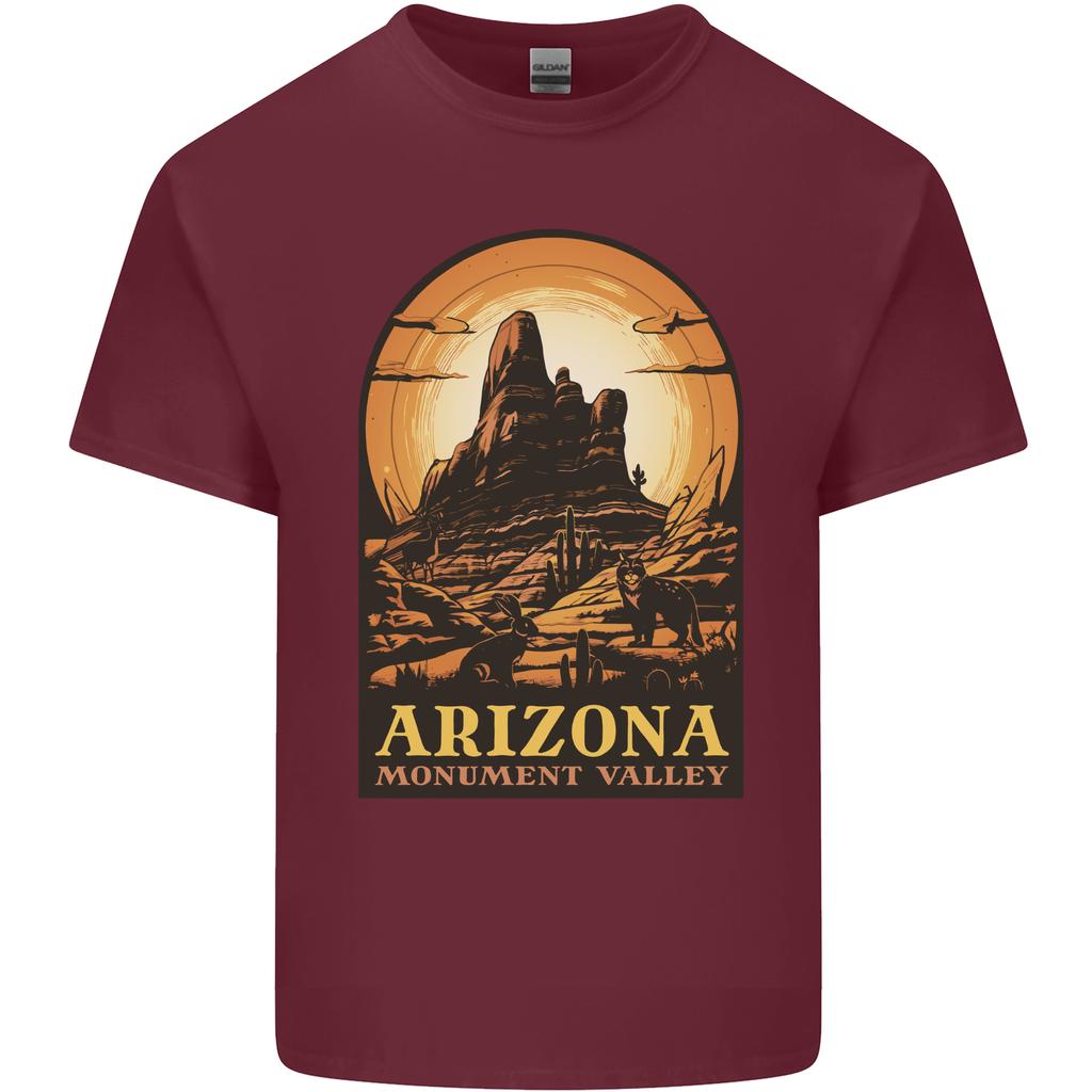 Arizona MonuUnisext Valley USA Unisexs Light Cotton TShirt