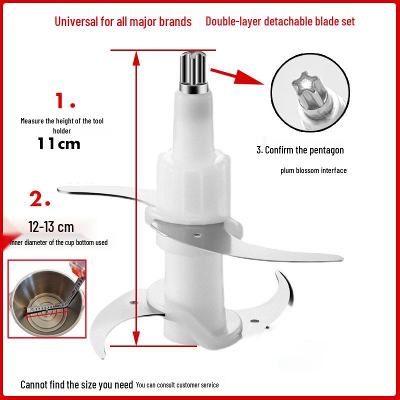 Universal Meat Grinder & Food Processor Replacement Blades: Comprehensive Sets for Household Electric Grinders