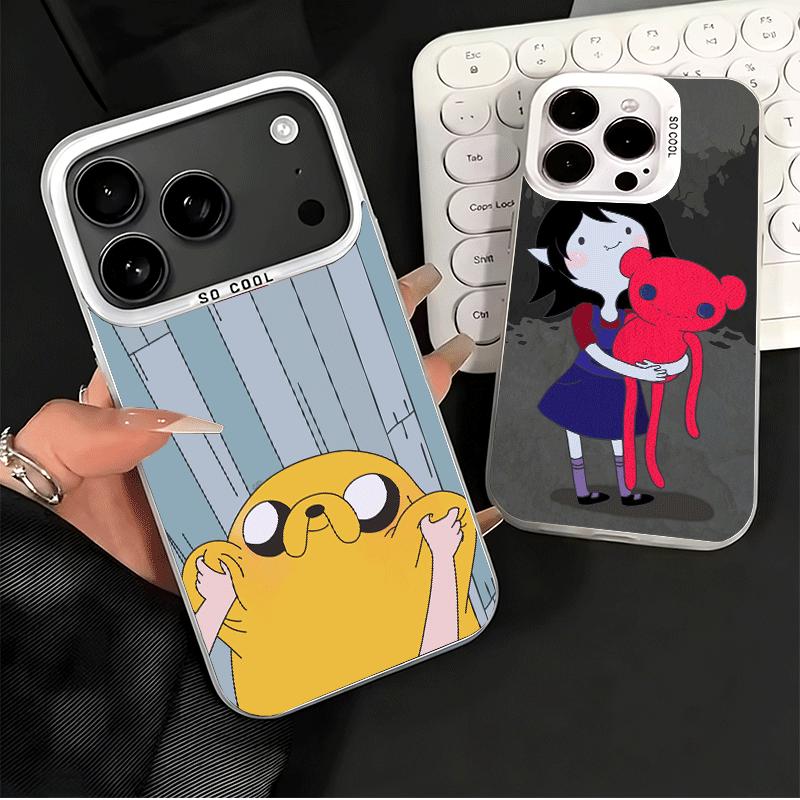 A-Adventure Marceline Jujuba Soft Phone Case for iPhone 15 16 17 Pro Max 17Air 16E 14 Plus 13 12 Mini Shockproof Cover Back Shel