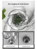 Stainless Steel Kitchen Sink with Integrated Washing Basin and Stand - Large, Thickened Single Bowl