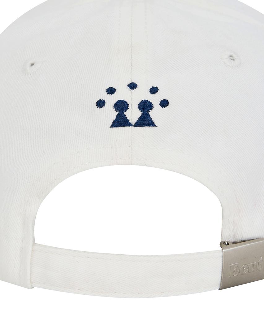 Iuteu Eeut Basic Ballcap / White-Navy