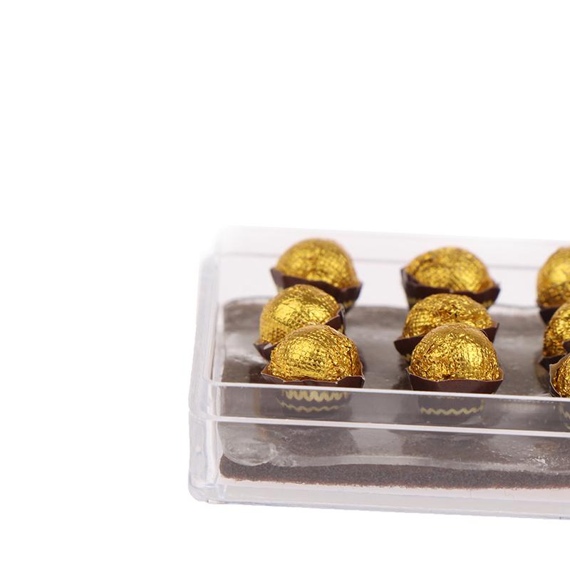 1:12 Miniaturní model dárkové krabičky s čokoládou pro panenkový domeček, hračka s jídlem, kuchyňské doplňky