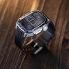 Luxury Carbon Fiber for Apple iWatch Series 11 10 46mm Modification Mod Kit Metal Frame Case for iWatch S11 10 46MM Case Strap