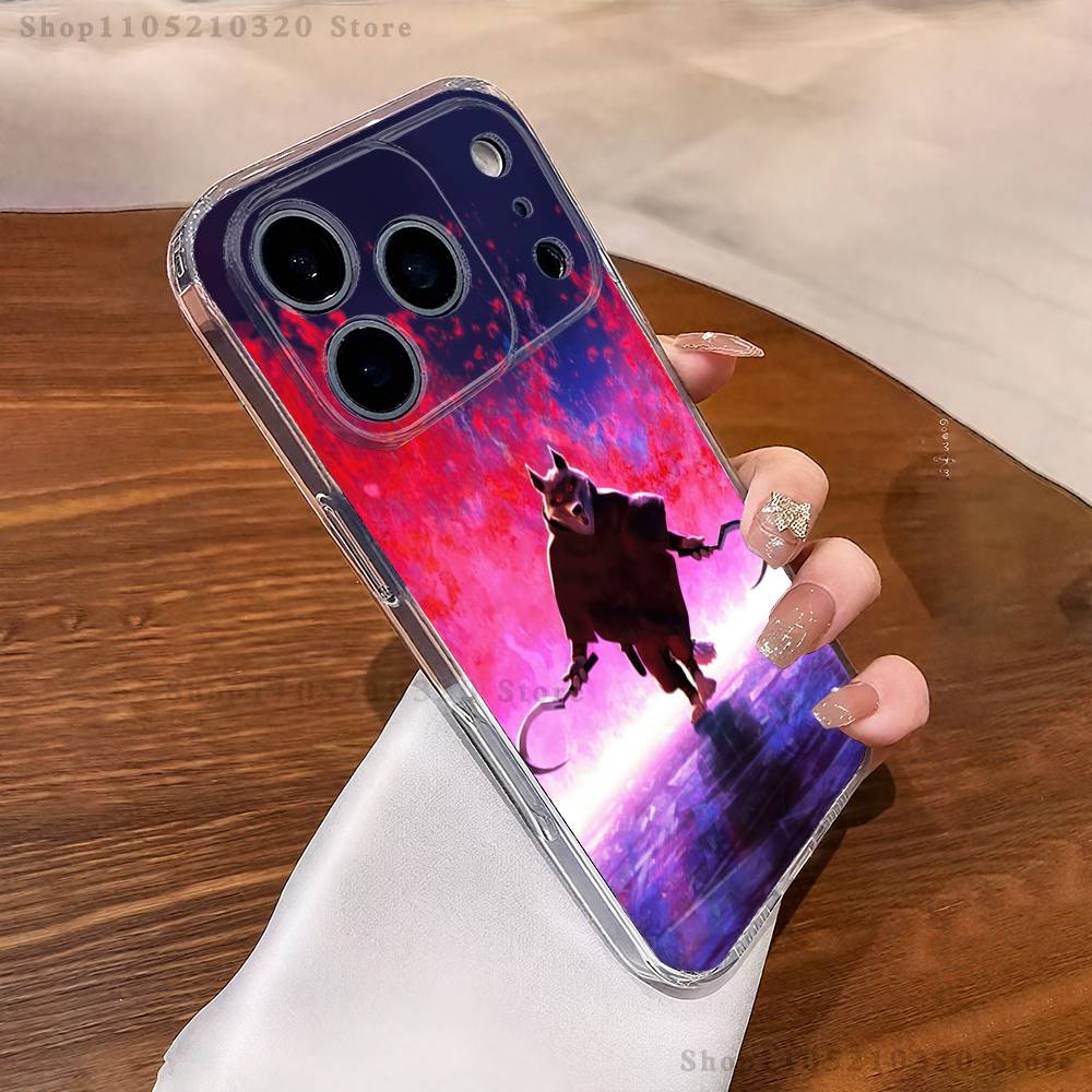 Cat Wolf Boots Cartoon Phone Case For iPhone 17,16,15,14,13,12,11 Pro,Max,Plus,XR,Mini,E Clear Full-coverage Soft Cover