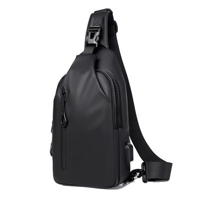 Fashionable Men's High-end Chest Bag Casual One-shoulder Women's Crossbody Bag Commuting Waterproof Chest Bag Travel Shoulder Bag