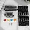 4/8 Way Car Fuse Accessory 12V 24V Car Truck Circuit Medium Insert Fuse Box Circuit Breaker Blade Fuses Circuit Standard