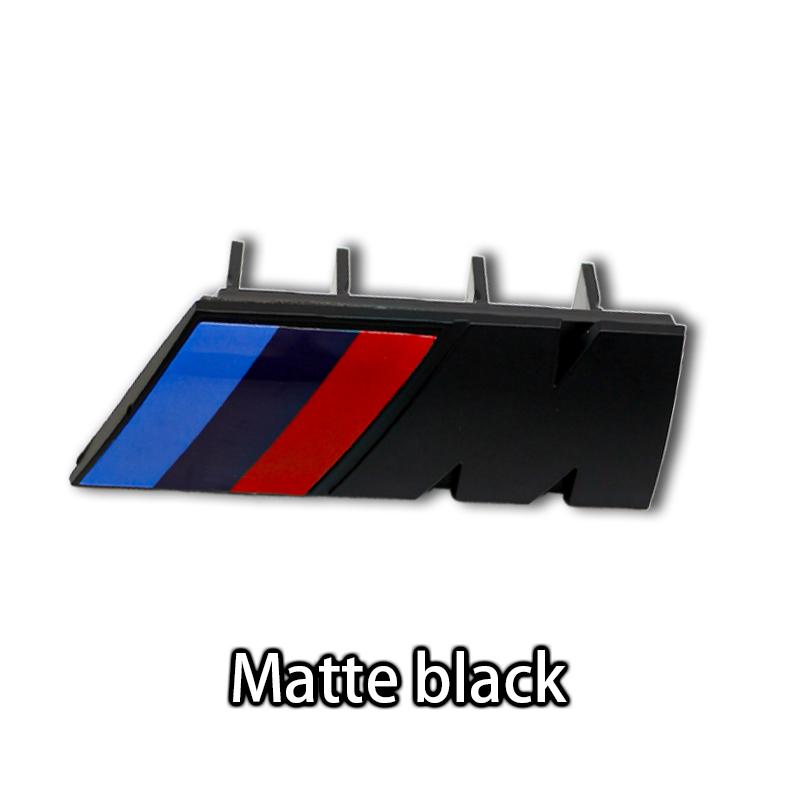 For BMW M Logo 3D ABS Front Grille Badge X1 X2 X3 X4 Emblem X5 X6 F48 G01 E84 E46 E83 F39 F30 Vehicle Exterior Tuning Accessorie