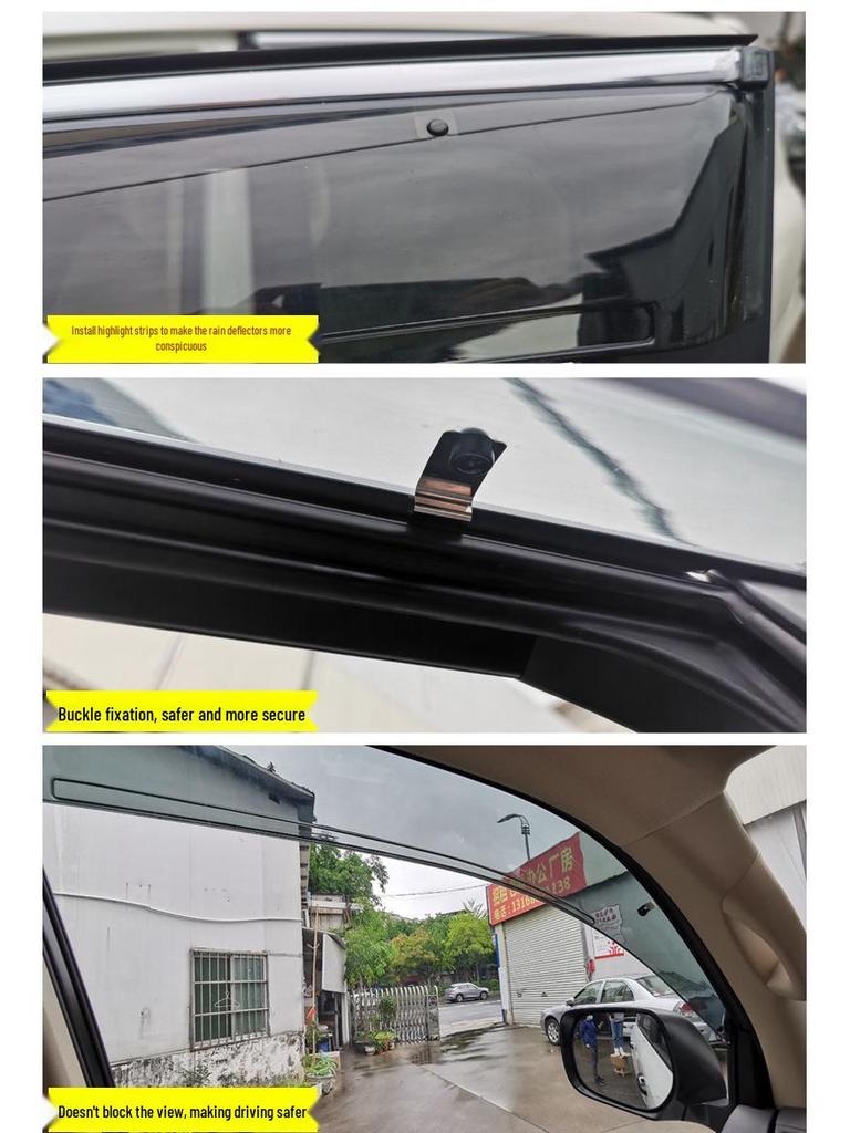 Rain Guards for 08-21 Land Cruiser LC200 - Modified Window Accessories
